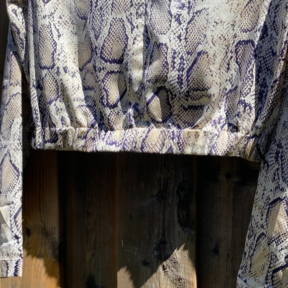 Idem / Idtto Snake Print Blouse – Size M - Picture 8 of 12